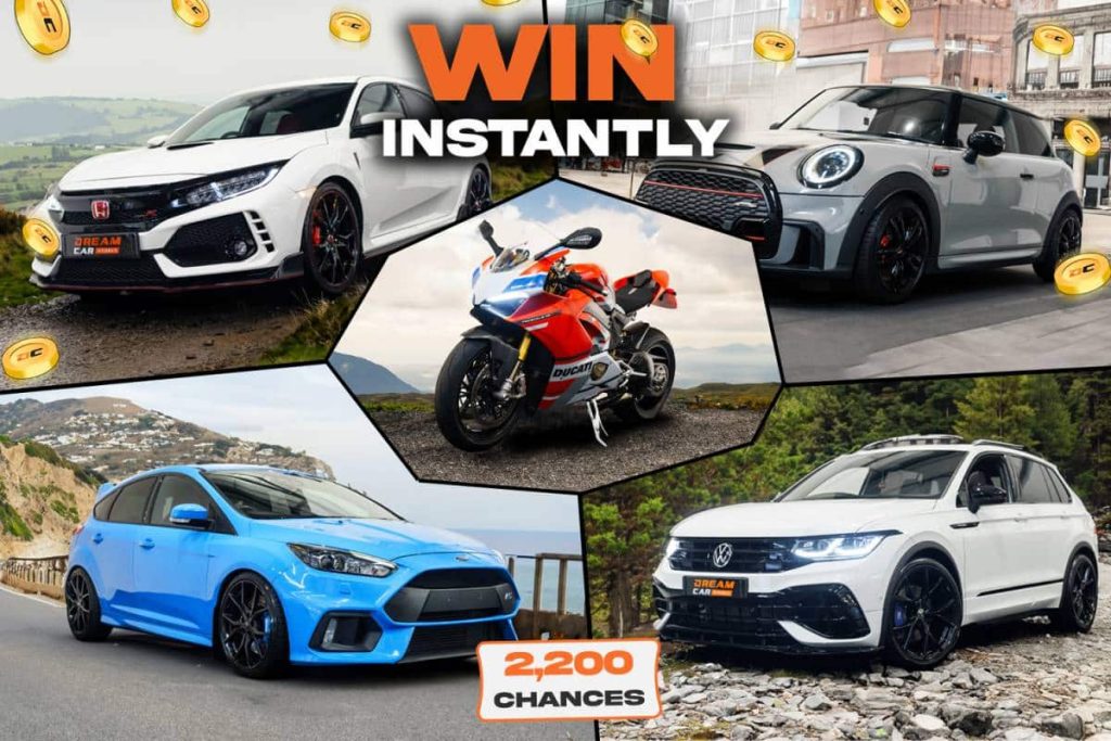 win instanly at dream car giveaways